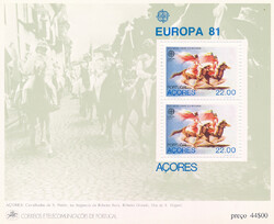 Portugalia Azory Mi.0342 blok 2 czyste** Europa Cept