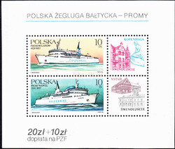 2881-2882 blok 128 MK zdwojona barwa gwarancja+opis czysty**