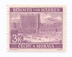  Protektorat Czech i Moraw Mi.033 b liliowopurpurowy czysty**