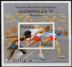 3244 A  Blok 148 A czysty** XXV Igrzyska Olimpijskie w Barcelonie