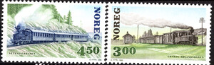 Norwegia Mi.1213-1214 czyste** znaczki