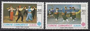 Turcja Mi.2546-2547 czyste** Europa Cept