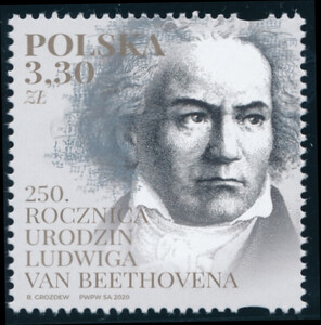 5118 czysty** 250 rocznica urodzin Ludwiga van Beethovena