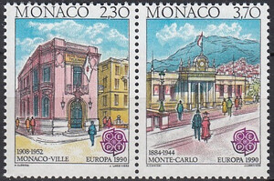 Monaco Mi.1961-1962 C parka czyste** Europa Cept