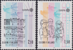Finlandia Mi.0968-969 czyste** Europa Cept