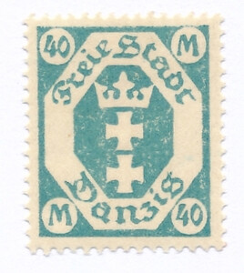 WMG 132 czysty* Wydanie obiegowe - herb Gdańska