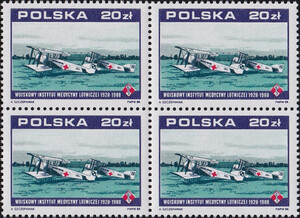 3019 w czwórce czysty** 70. rocznica odzyskania niepodległości Polski (III) - Wojskowy Instytut Medycyny Lotniczej