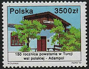 3250 czyste** 150 rocznica powstania w Turcji polskiej wsi Adampol
