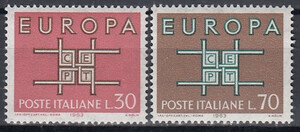 Włochy Mi.1149-1150 czyste** Europa Cept
