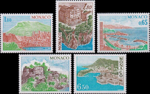 Monaco Mi.1331-1335 czyste** 