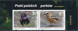5288-5291 parka pozioma czyste** Ptaki polskich parków