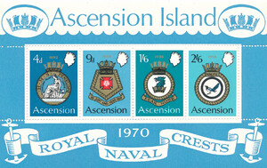 Ascension Mi.0134-137 Blok 2 czyste**