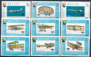 Belize Mi.0420-428 A czyste**