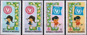 Maledives Mi.0363-366 czysty**