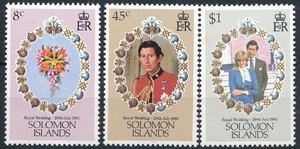 Salomon Islands Mi.0444-446 czyste**