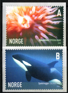 Norwegia Mi.1544-1545 czyste** znaczki