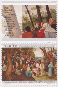 5020 przywieszka nad znaczkiem czysty** Sztuka europejska w zbiorach polskich