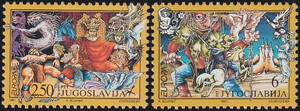 Jugosławia Mi.2821-2822 czyste** Europa Cept