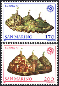 San Marino Mi.1131-1132 czyste** Europa Cept