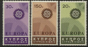Cypr Mi.0292-294 czyste** Europa Cept