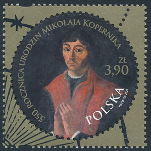 5286 typ 6 czysty** 550 rocznica urodzin Mikołaja Kopernika