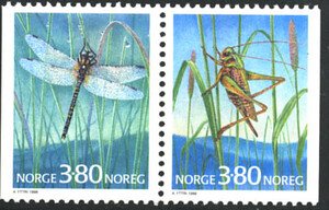 Norwegia Mi.1275-1276 czyste** znaczki