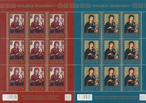 5466-5467 Arkusiki czyste** Polskie Madonny