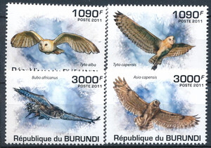 Burundi Mi.2094-2097 czyste**