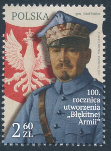 4760 czysty** 100 rocznica utworzenia "Błękitnej Armii"