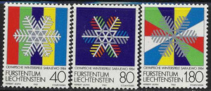 Liechtenstein 0834-836 czyste**