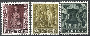 Liechtenstein 0386-388 czysty**