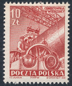 0611 a papier cienki biały gładki czysty** Cementownia w Wierzbicy
