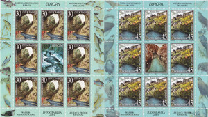 Jugosławia Mi.3031-3032 Arkusiki czyste** Europa Cept