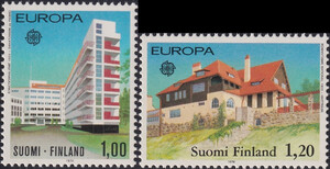 Finlandia Mi.0825-826 czyste** Europa Cept