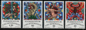 Liechtenstein 0713-716 czyste**