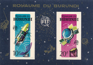 Burundi Mi.0172-174 Blok 7 B czyste**