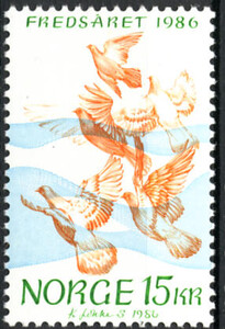 Norwegia Mi.0960 czyste** znaczki