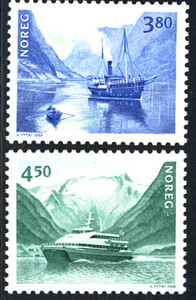 Norwegia Mi.1280-1281 czyste** znaczki