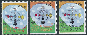 Sudan Mi.0546-548 czyste** Dialog