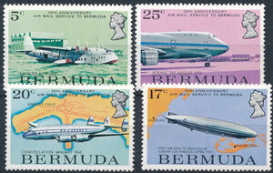 Bermuda Mi.0307-310 czyste**