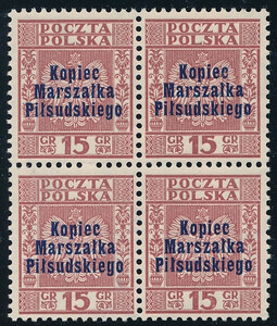 0278 w czwórce czysta** Sypanie kopca marszałka J.Piłsudskiego w Krakowie