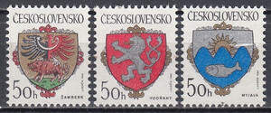 Czechosłowacja Mi 2850-2852 czyste**