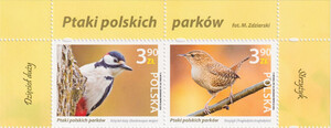 5366-5367 nazwa emisji parka czysty** Ptaki polskich parków Dzięcioł
