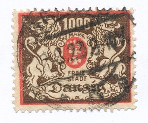 WMG 139 kasowany Wydanie obiegowe - herb Gdańska