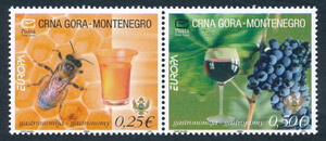 Montenegro Mi.0106-107 parka czyste** Europa Cept