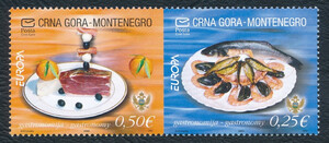 Montenegro Mi.0104-105 II D parka czyste** Europa Cept