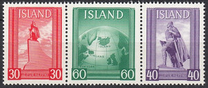 Islandia Mi.0197-199 pasek czyste**