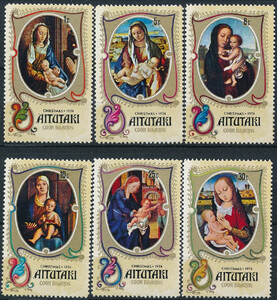 Aitutaki Mi.0120-125 czyste** 