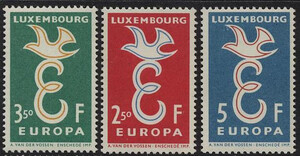 Luksemburg Mi.0590-592 czyste** Europa Cept