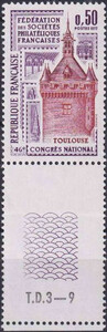 Francja Mi.1840 z pustopolem czysty**